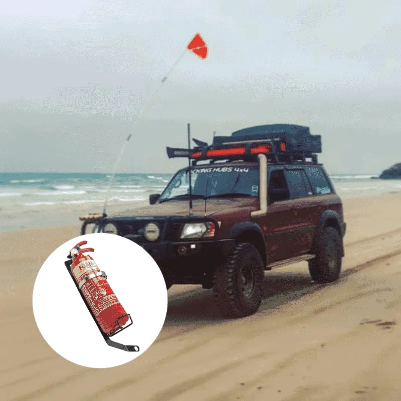 Nissan Patrol (Gu) Fire Extinguisher Bracket 1