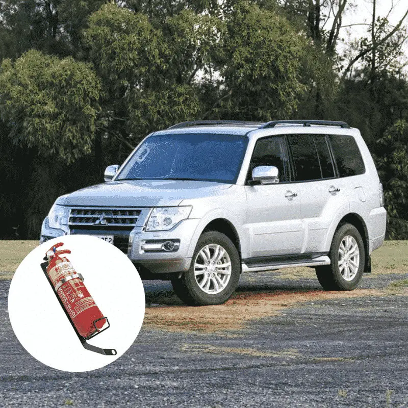 Mitsubishi Pajero Gen 3/4 Fire Extinguisher Bracket 1