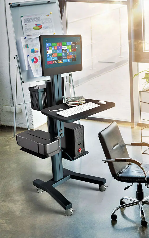 Computer Mobile Workstation Cart (Mct09) 1