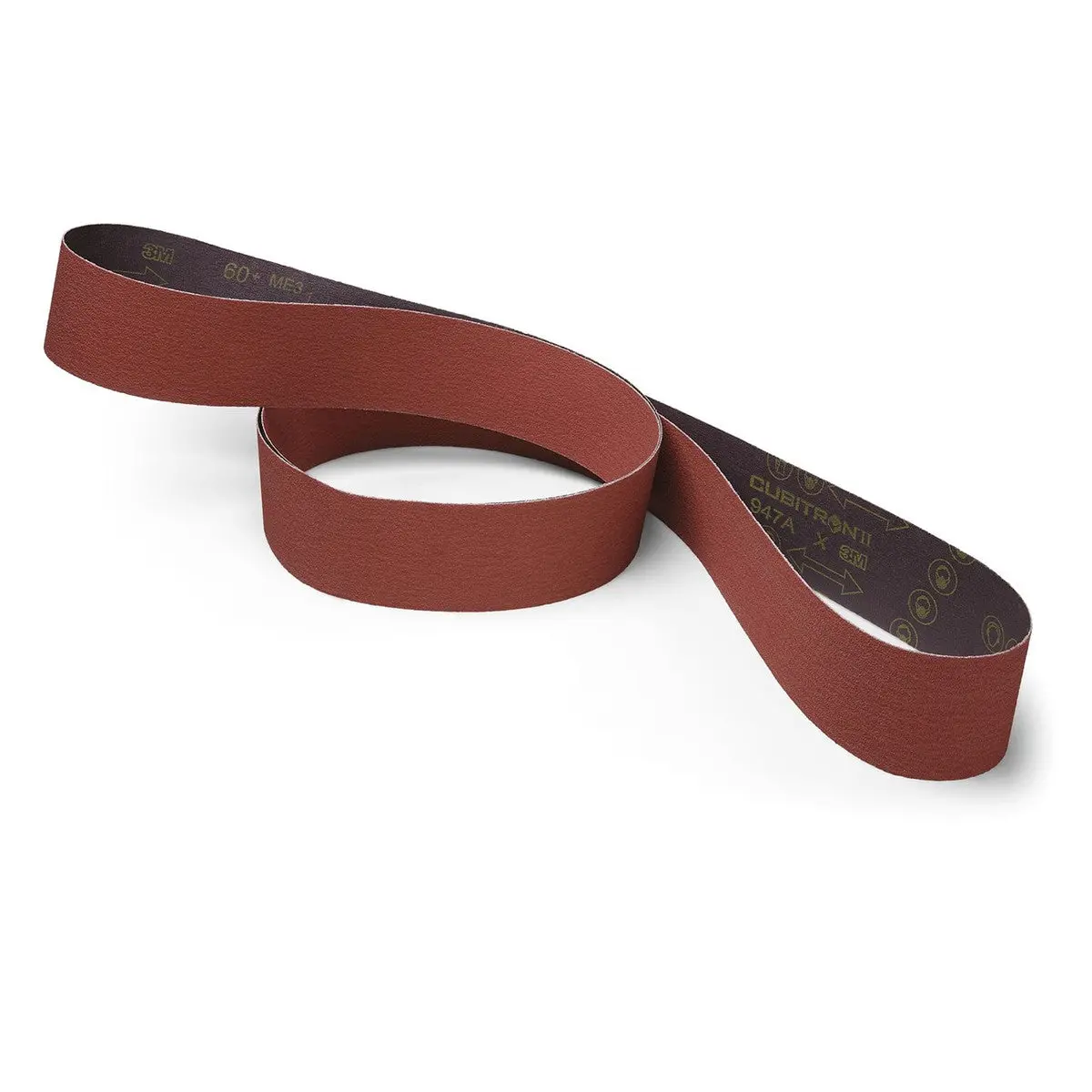 7100141690 3M™ Cubitron™ Ii 947A Belt, Coated, 24 Inch L, 1/4 Inch W, 80 Grit 1