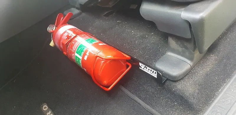 Mitsubishi Pajero Gen 3/4 Fire Extinguisher Bracket 2