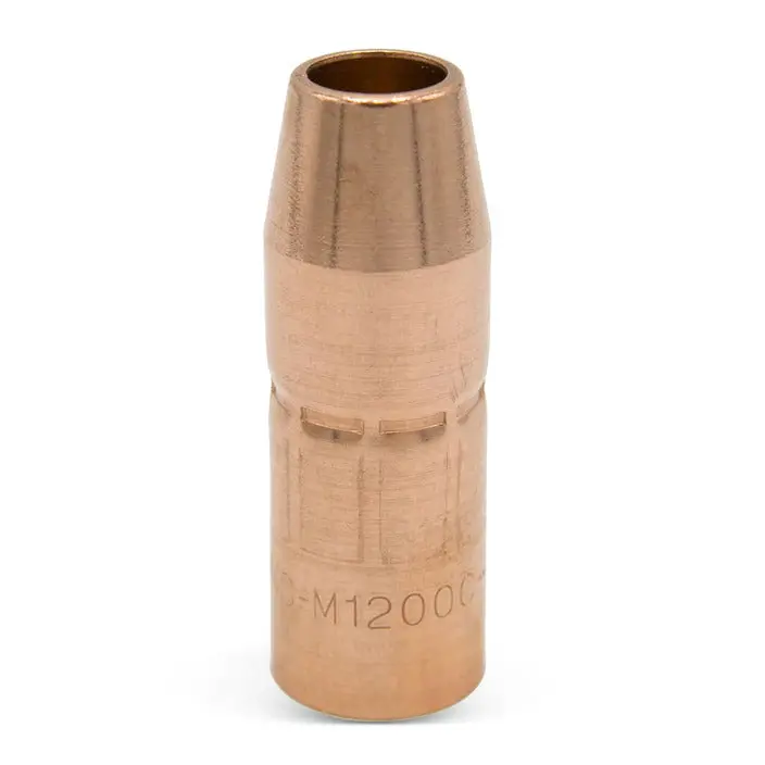 Acculock  Mdx Thread-On Nozzle, 1/2" Orifice, Flush Tip, Copper (2 Per Pkg) 1