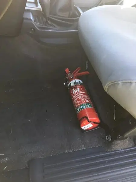 Nissan Patrol (Gu) Fire Extinguisher Bracket 2