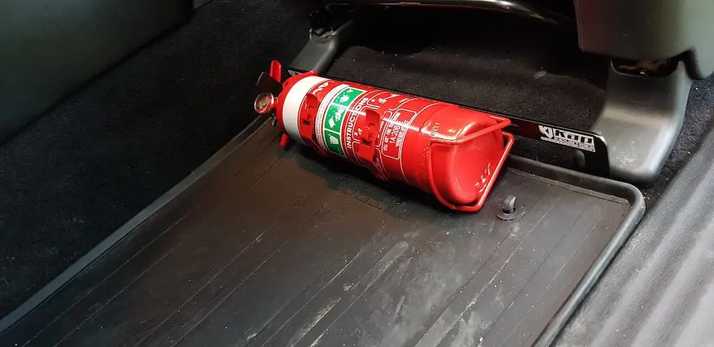 Nissan Patrol (Y62) Fire Extinguisher Bracket 2