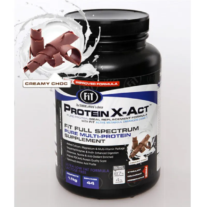 Fit Protein X-Act Pure Protein Shakes(85%) Multi-Protein Formula 1.1Kg 1
