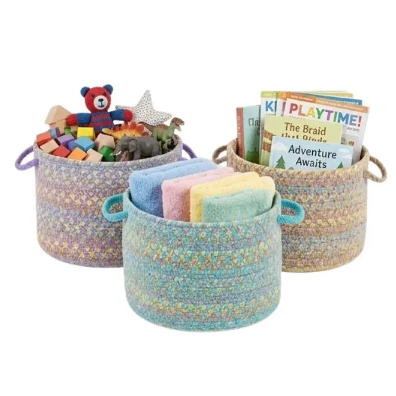 Playtime Braided Rug Basket 1