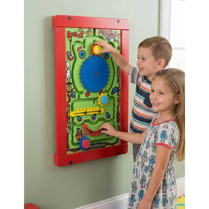 Robot Factory Wall Gear Activity Toy 1