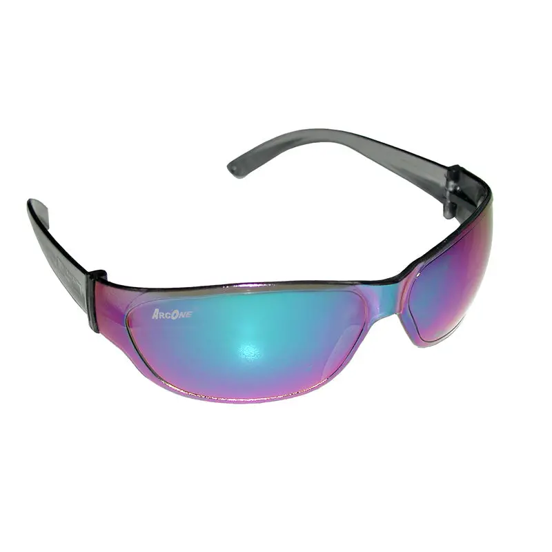 Arcone Se-1004 Purple-Blue Frame/Smoke Lens 1000 Series Safety Glasses 1