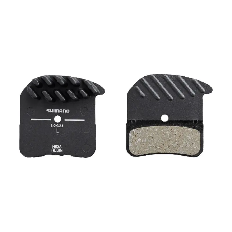 Shimano H03a Resin 4-Piston With Fin Brake Pad 1