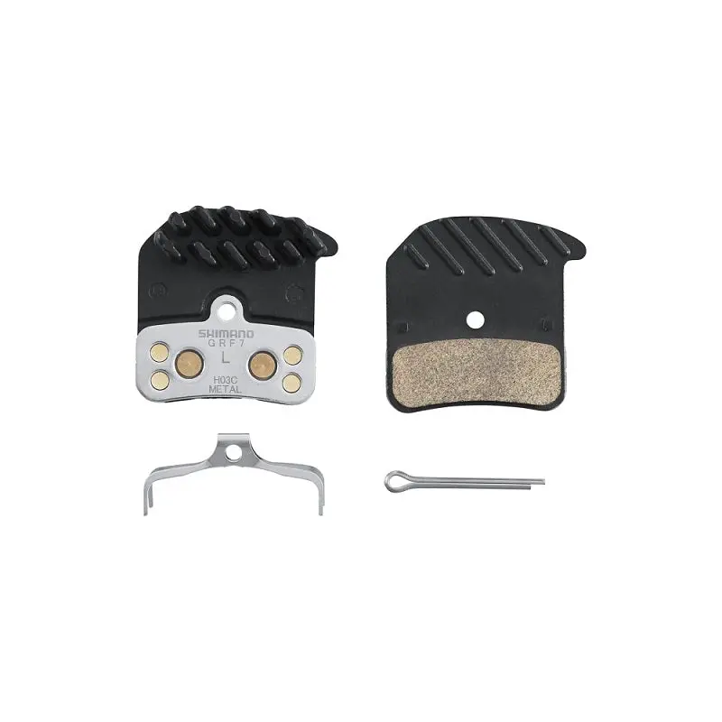 Shimano H03c Metal Disc Brake Pads (With Fin) 1