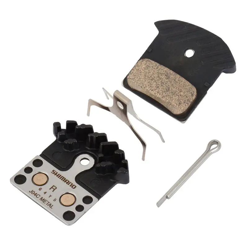 Shimano J04c Metal Disc Brake Pads (With Fin) 1