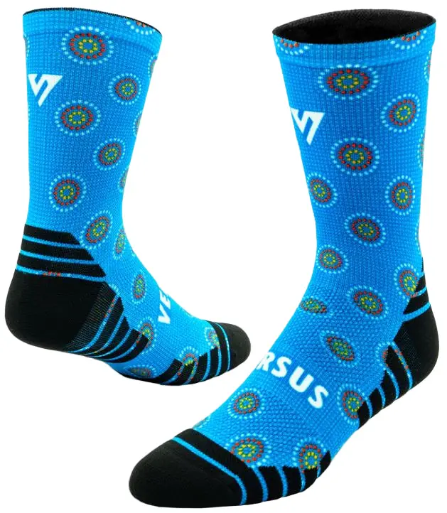 Versus Shweshwe Active Crew Socks 1