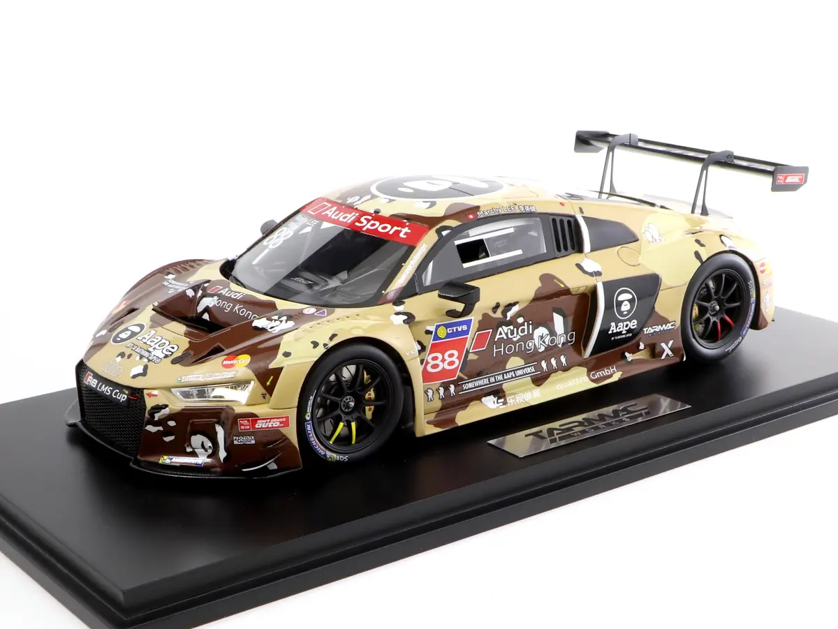 1/18 Audi R8 Lms Cup 2016 Shanghai Round - Aape / Audi Hk #88 - Tarmac Works Hobby18 1