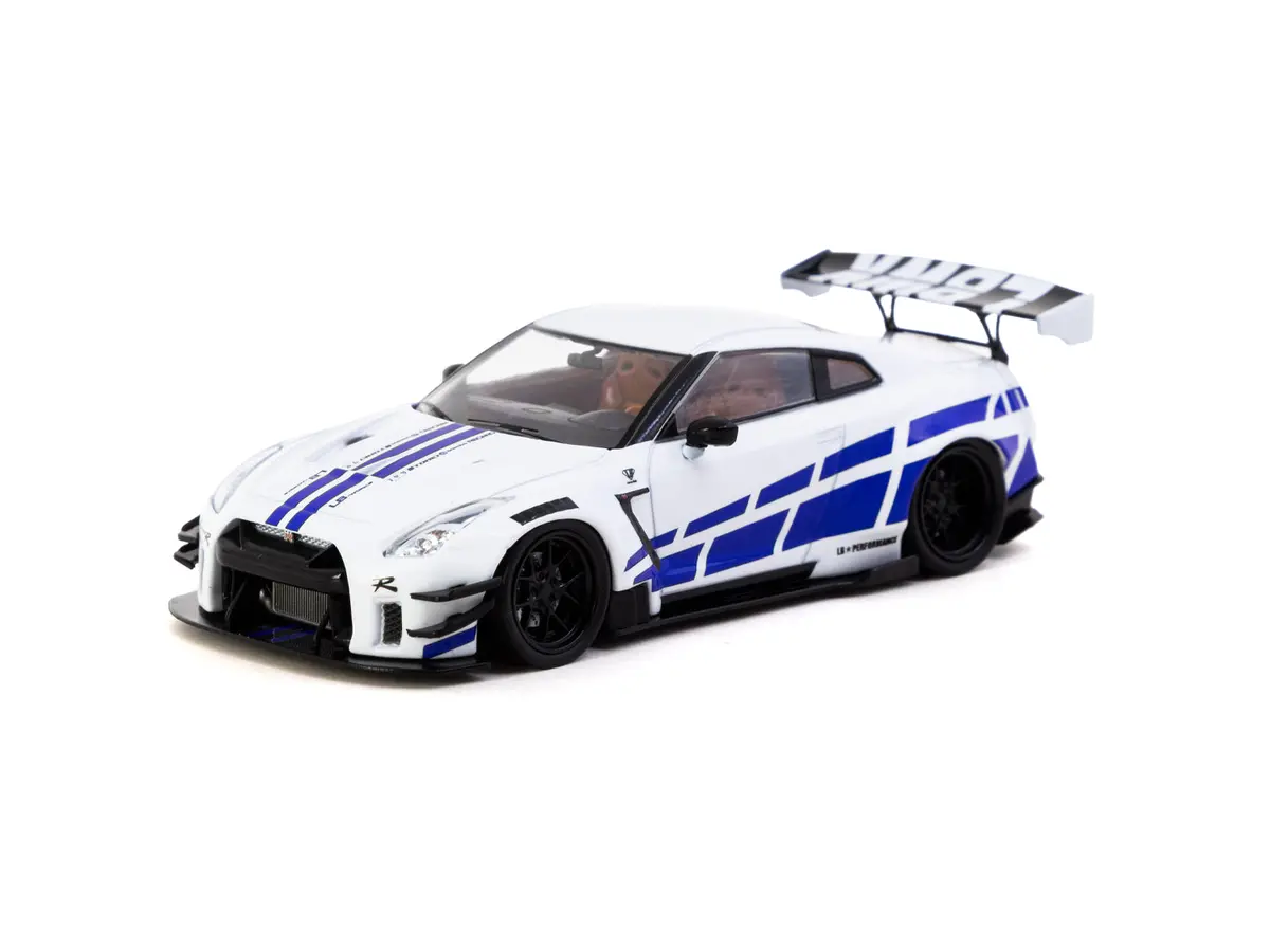 1/43 Liberty Walk Lb-Works Nissan Gt-R R35 Type 2 White - Tarmac Works Hobby43 2