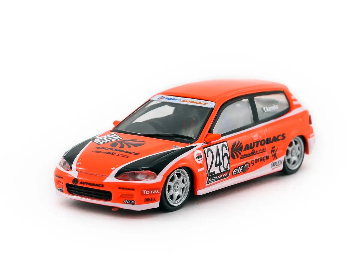 1/64 Honda Civic (Eg6) Motegi Civic Race 2010 #246 - Tarmac Works Hobby64 1