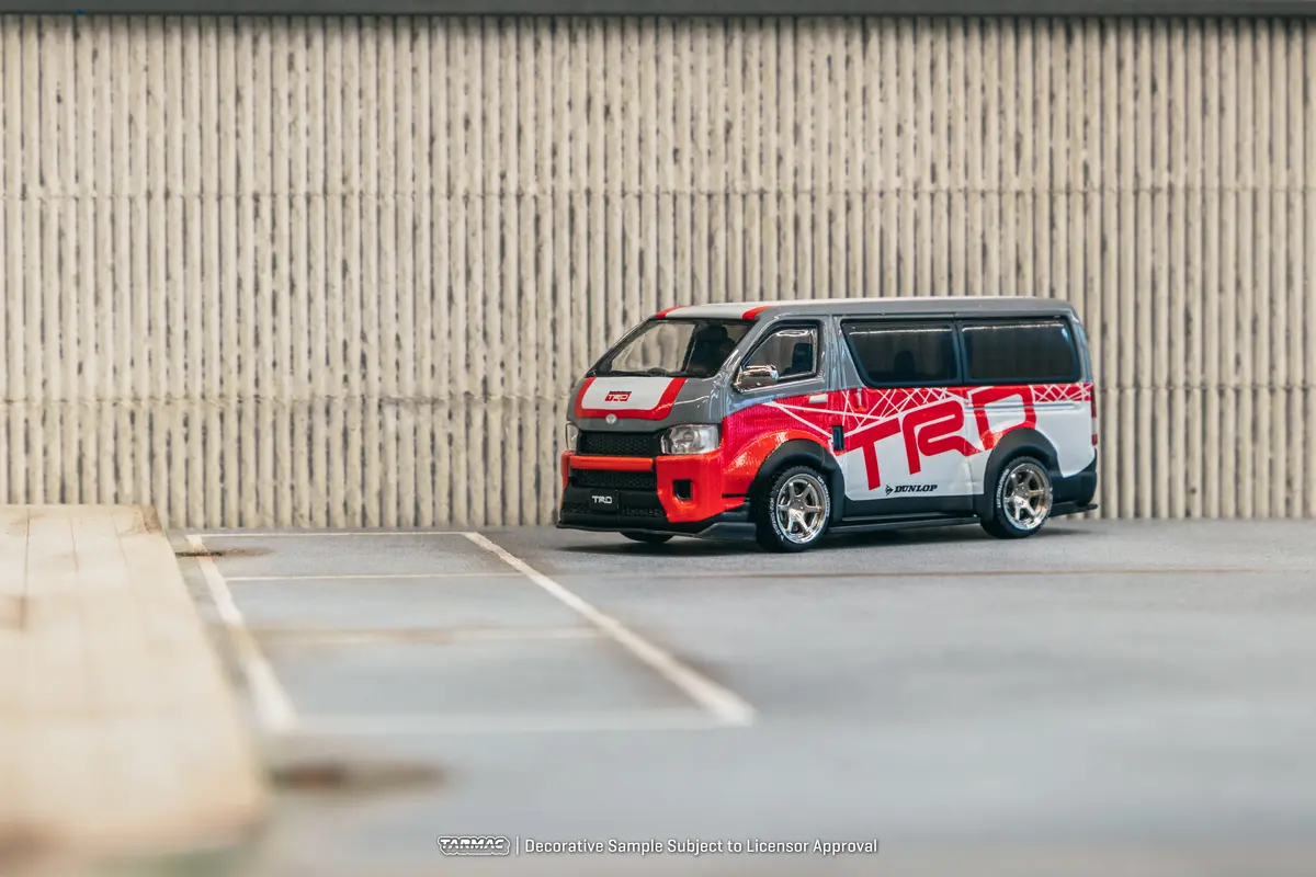 1/64 Toyota Hiace Widebody Trd - Tarmac Works Hobby64 1