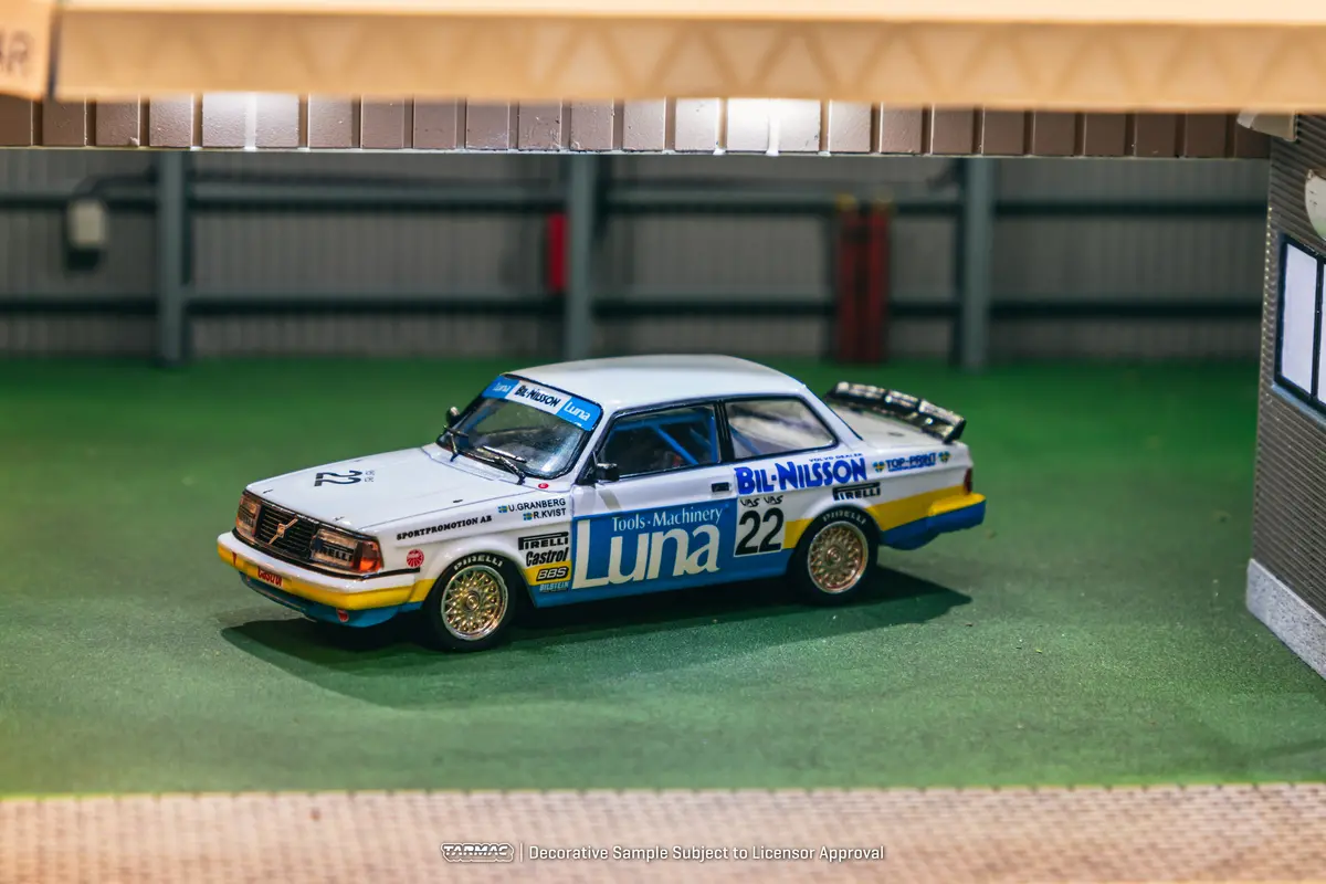1/64 Volvo 240 Turbo Etcc Zolder 1984 Winner Ulf Granberg / Robert L. Kvist #22 - Tarmac Works Hobby64 1