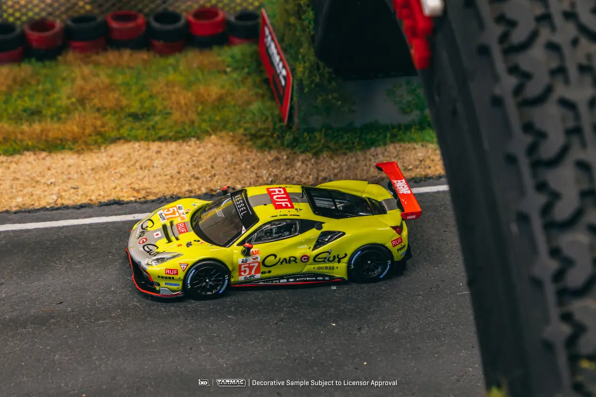 1/64 Ferrari 488 Gte 24H Of Le Mans 2023 #57 - Tarmac Works X Ixo Models Hobby64 1
