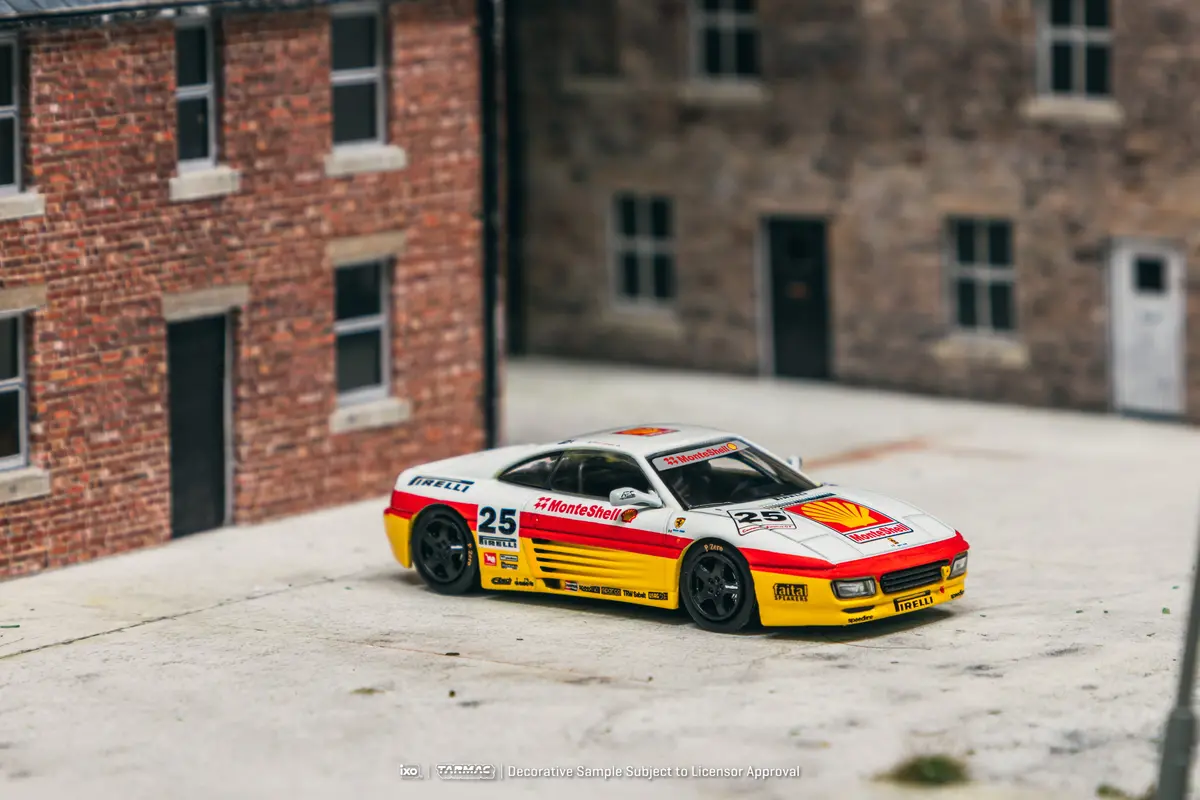1/64 Ferrari 348 Challenge Italian Gt 1994 #25 - Tarmac Works X Ixo Models Hobby64 1