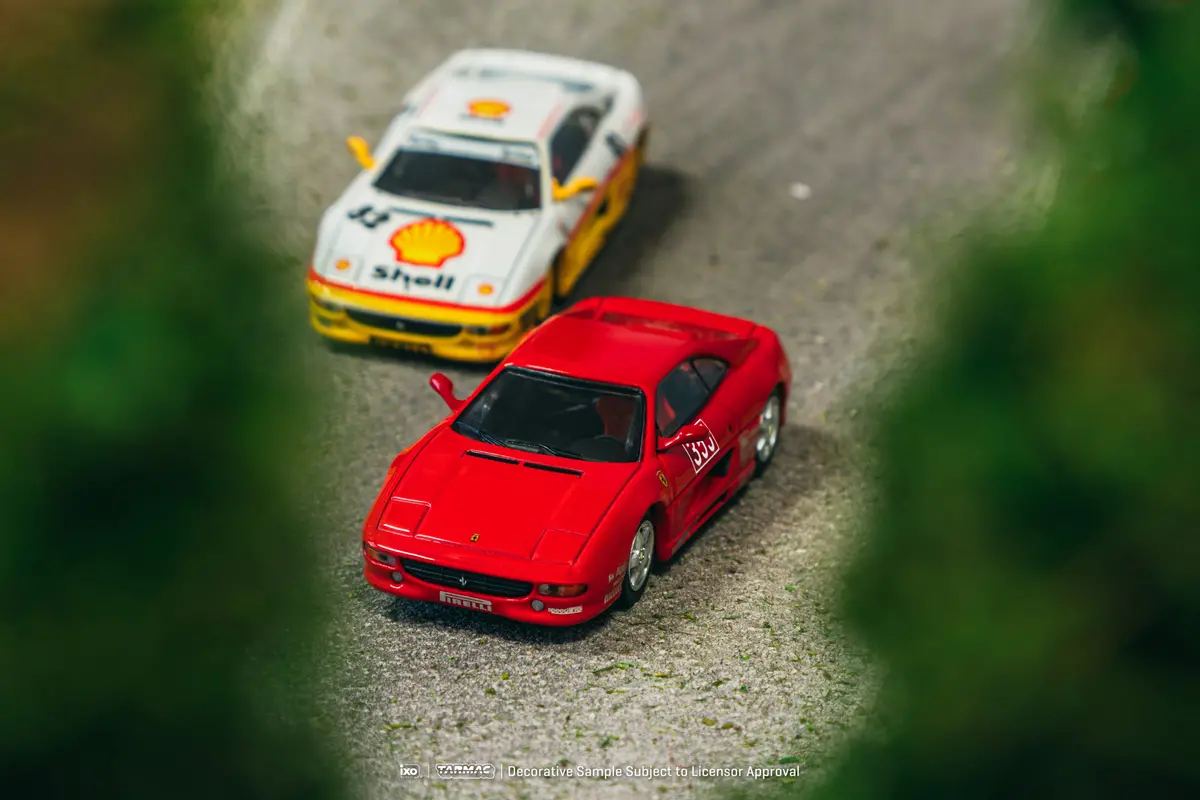 1/64 Ferrari F355 Challenge Presentation - Tarmac Works X Ixo Models Hobby64 1