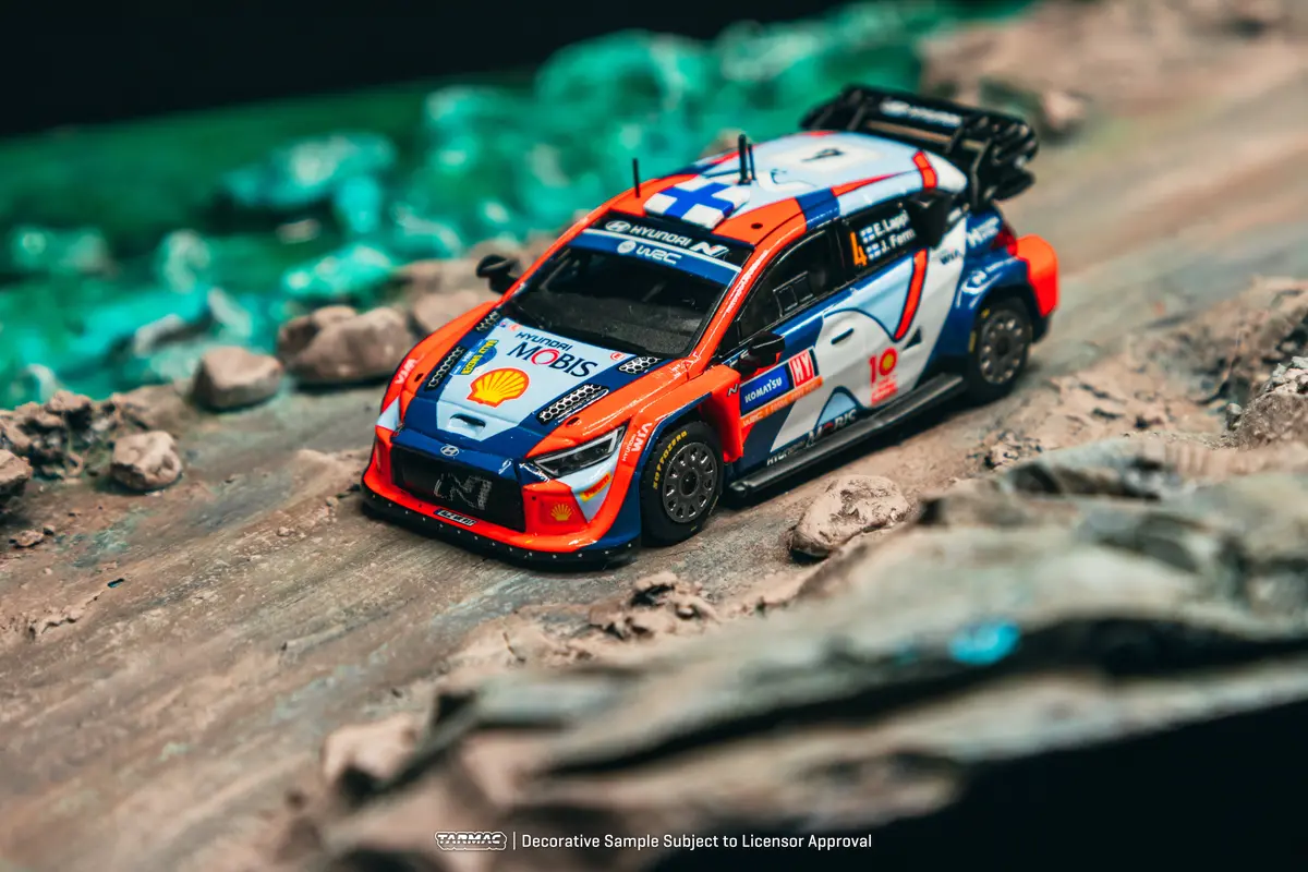 1/64 Hyundai I20 N Rally1 Hybrid Rally Sweden 2024 Winner #4 - Tarmac Works X Ixo Models Hobby64 1