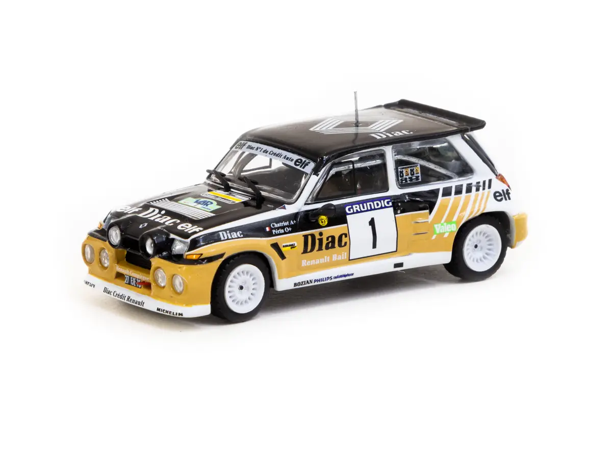 1/64 Renault 5 Maxi Turbo Rallye Du Var 1986 #1 - Tarmac Works Hobby64 1