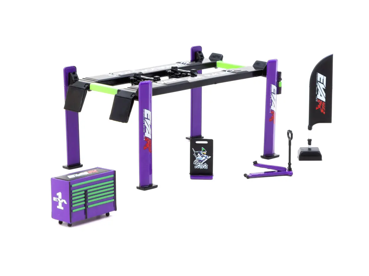 1/64 Eva Racing Garage Tools Set - Tarmac Works Parts64 1