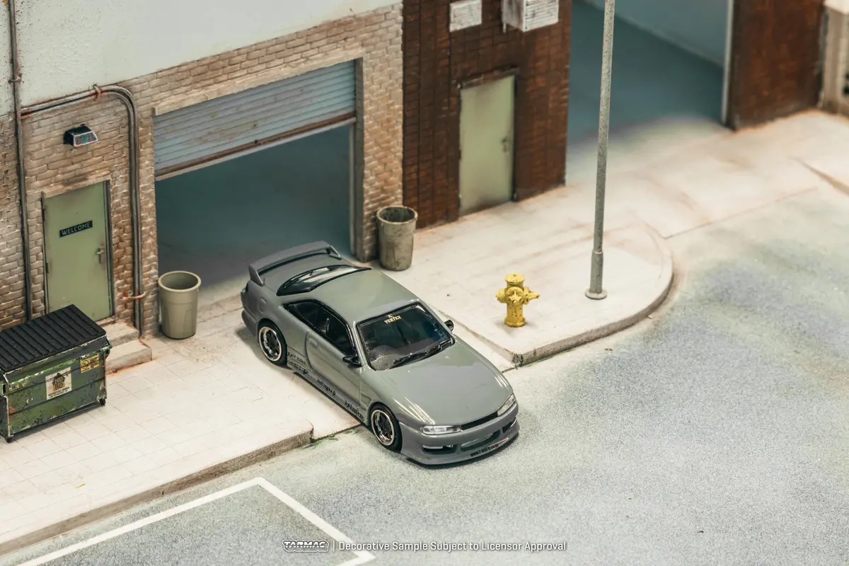 1/64 Vertex Silvia (S 14) Grey - Tarmac Works Global64 1