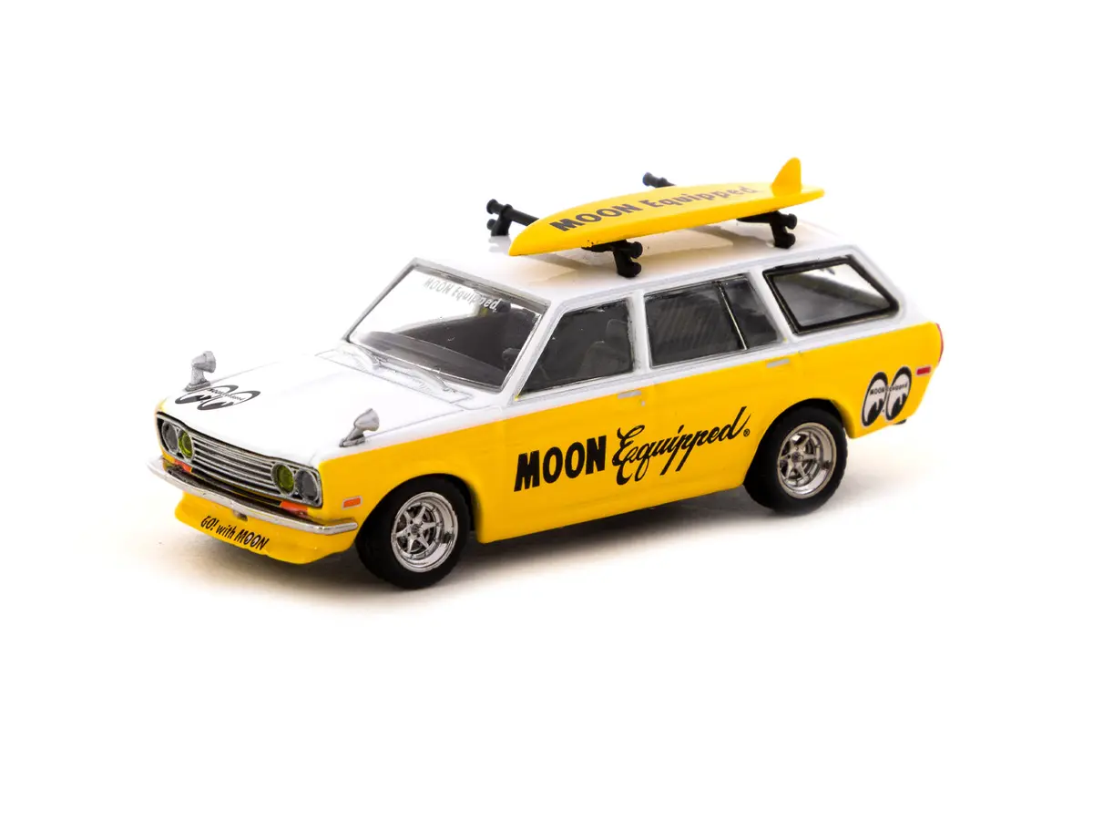 1/64 Datsun Bluebird 510 Wagon Moon Equipped - Tarmac Works Global64 1