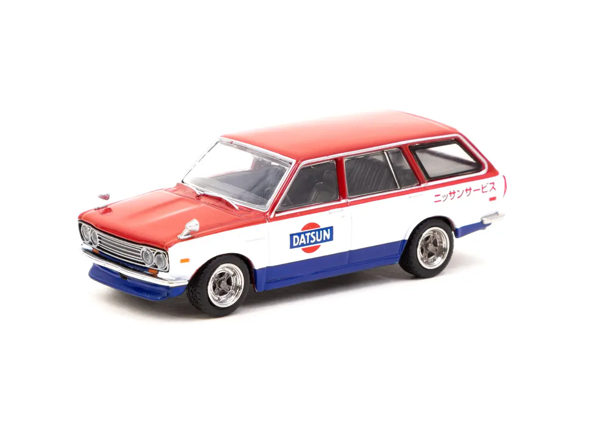 1/64 Datsun Bluebird 510 Wagon Service Car - Tarmac Works Global64 1