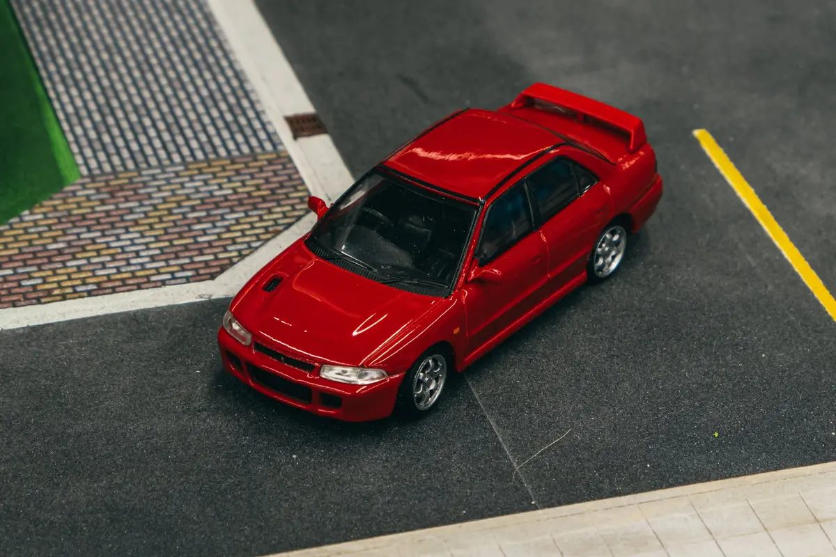 1/64 Mitsubishi Lancer Gsr Evolution Red - Tarmac Works Global64 1