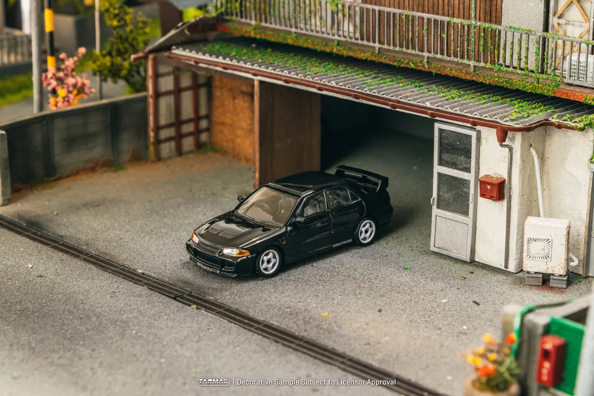 1/64 Mitsubishi Lancer Gsr Evolution Iii Black - Tarmac Works Global64 1