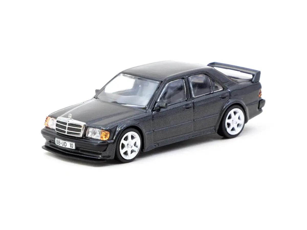 1/64 Mercedes-Benz 190 E 2.5-16 Evo 1 Blue-Black Metallic - Tarmac Works Global64 2