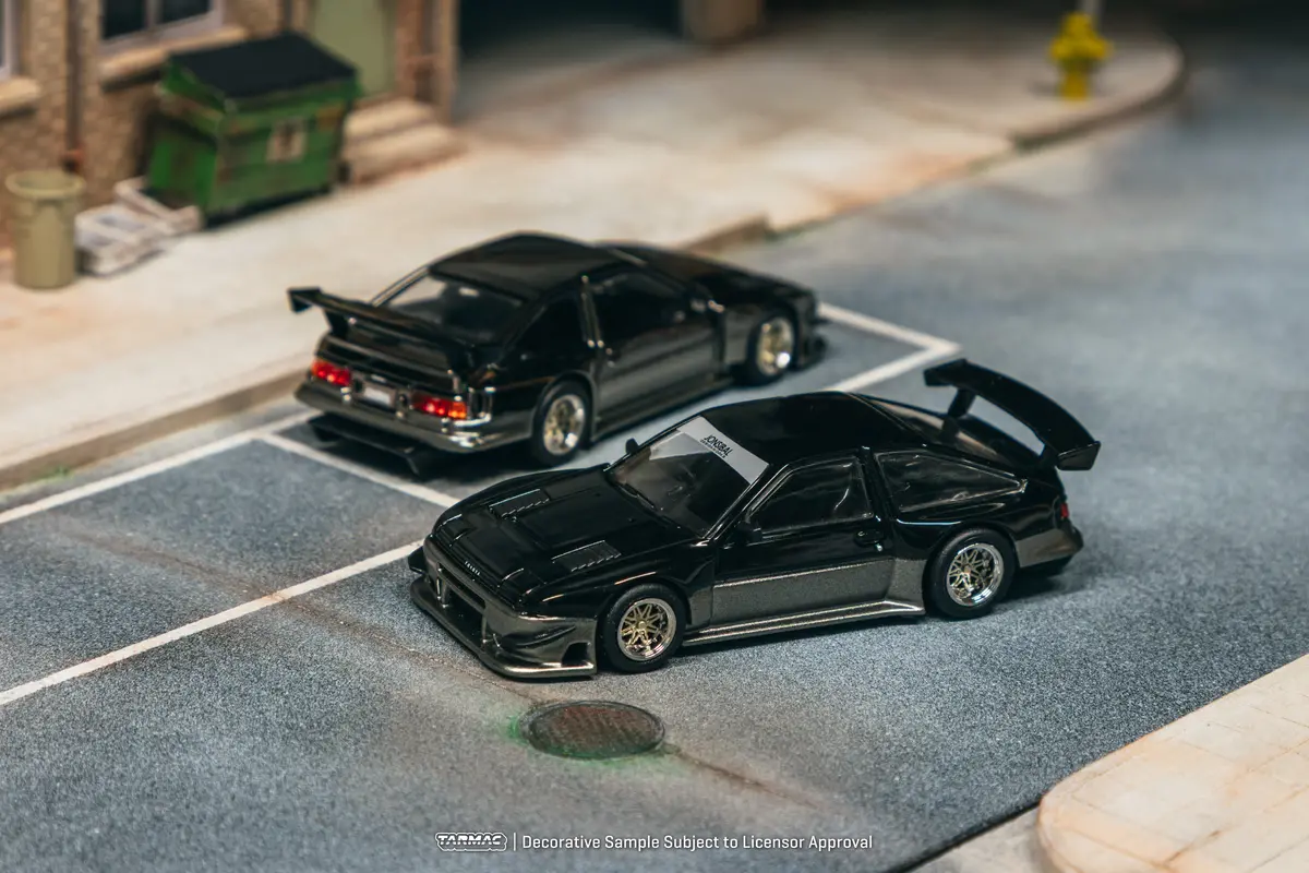 1/64 Toyota Sprinter Trueno Ae86 Widebody Black/Grey - Designed By Jon Sibal - Malaysia Special Edition - Tarmac Works Global64 1