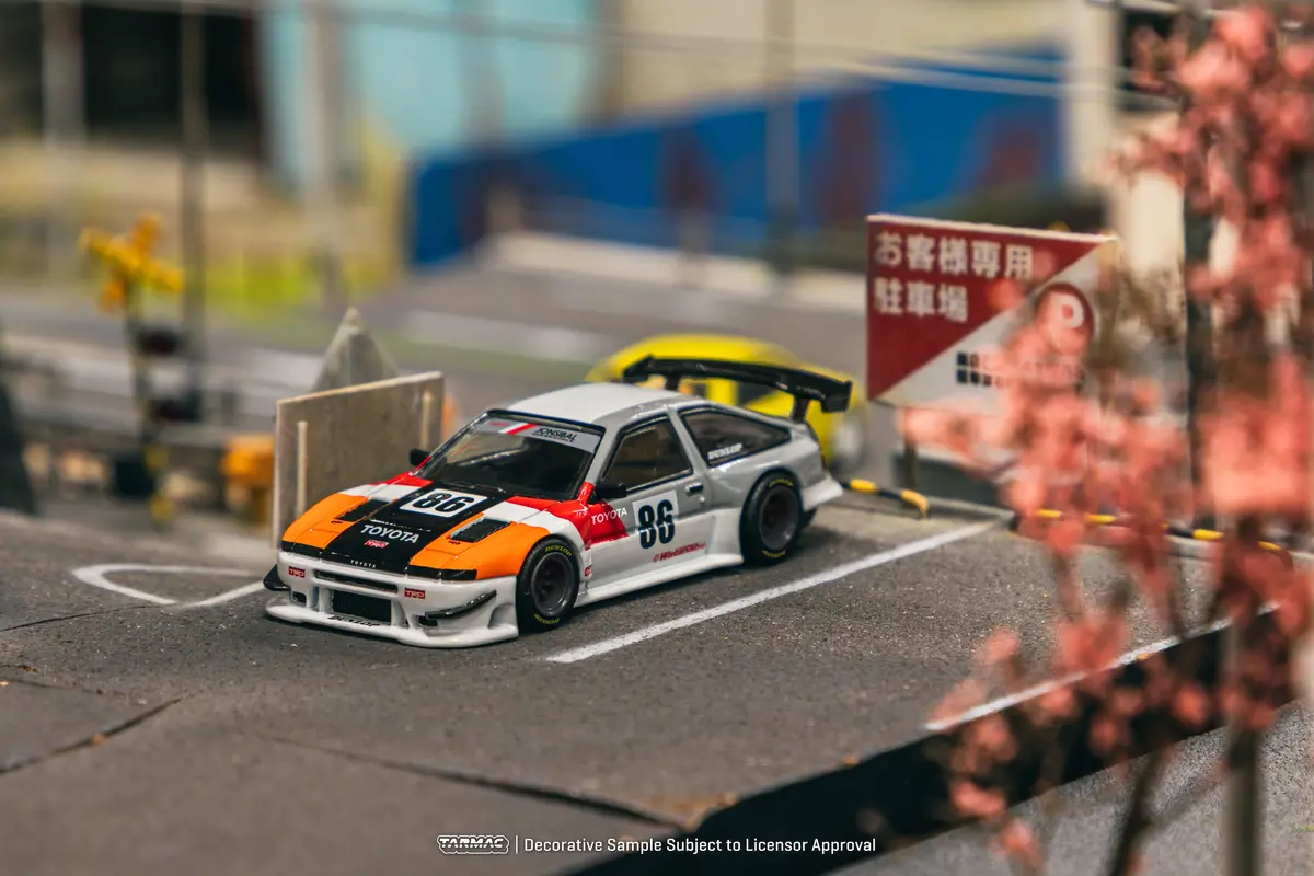 1/64 Toyota Sprinter Trueno Ae86 Widebody Trd - Tarmac Works   Global64 1