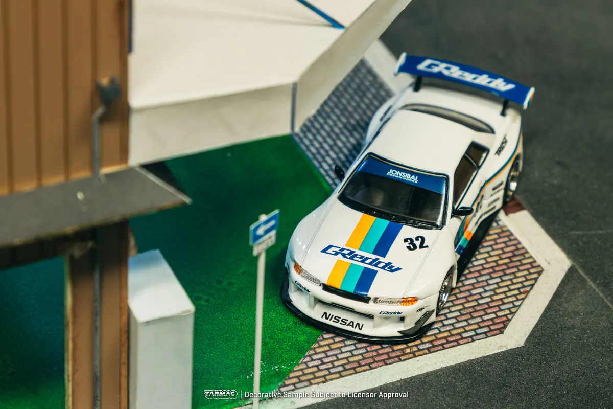 1/64 Nissan Skyline (R32) Widebody Greddy - Usa Special Edition - Tarmac Works Global64 1