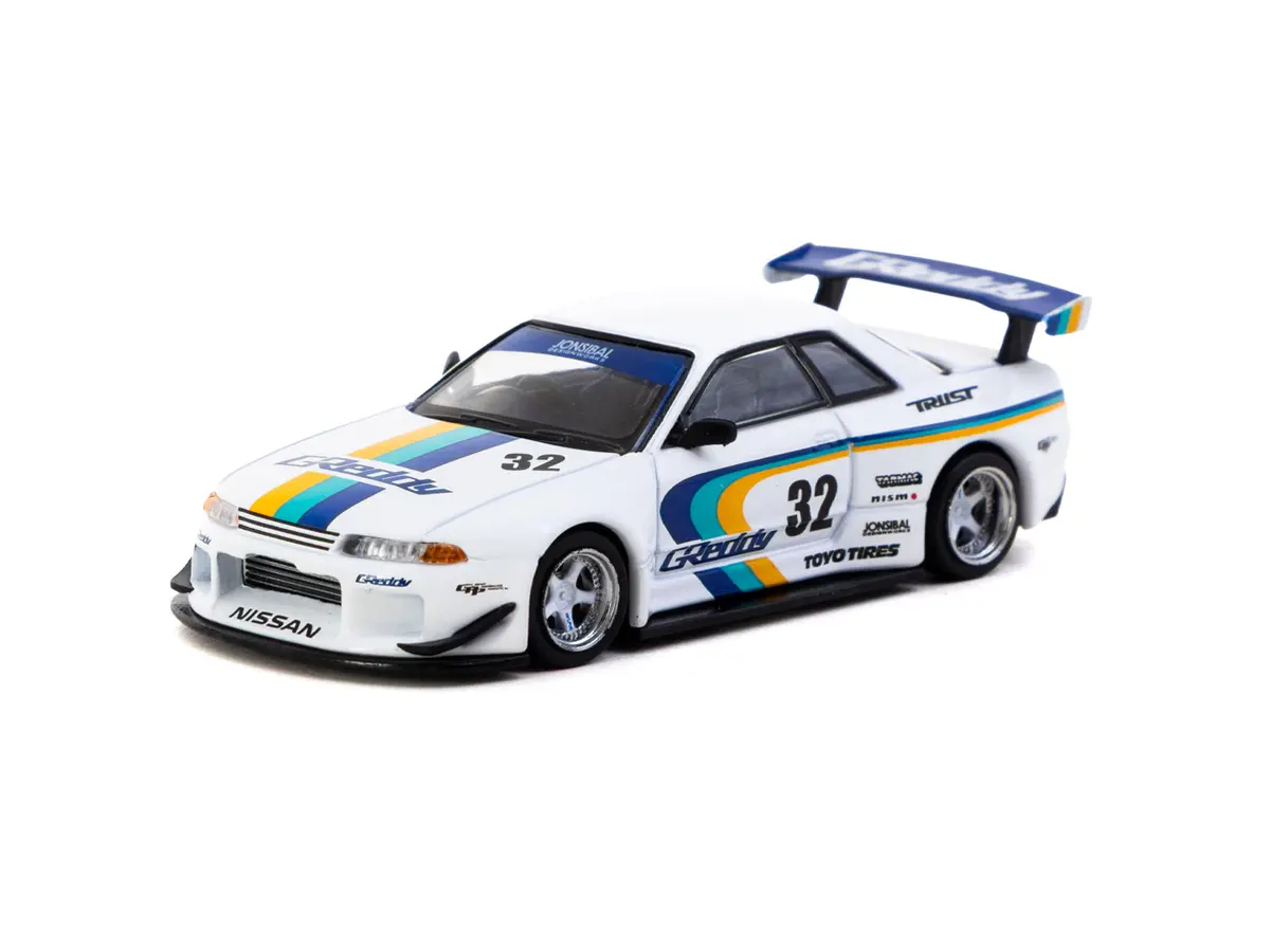 1/64 Nissan Skyline (R32) Widebody Greddy - Usa Special Edition - Tarmac Works Global64 2