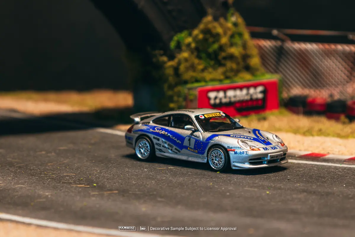 1/64 Porsche 911 Gt3 Cup (Type 996) Presentation - Twoc Members Only Model - Tarmac Works X Ixo Models Global64 1