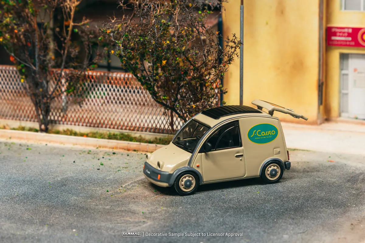 1/64 Nissan S-Cargo Presentation With Tarmac Cards Combo Set - Tarmac Works Global64 1