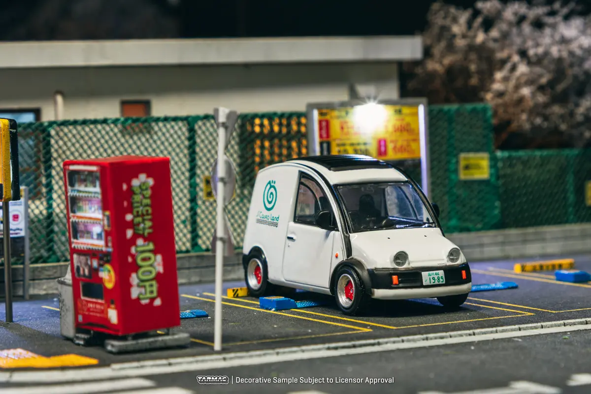 1/64 Nissan S-Cargo White - Tarmac Works Global64 1