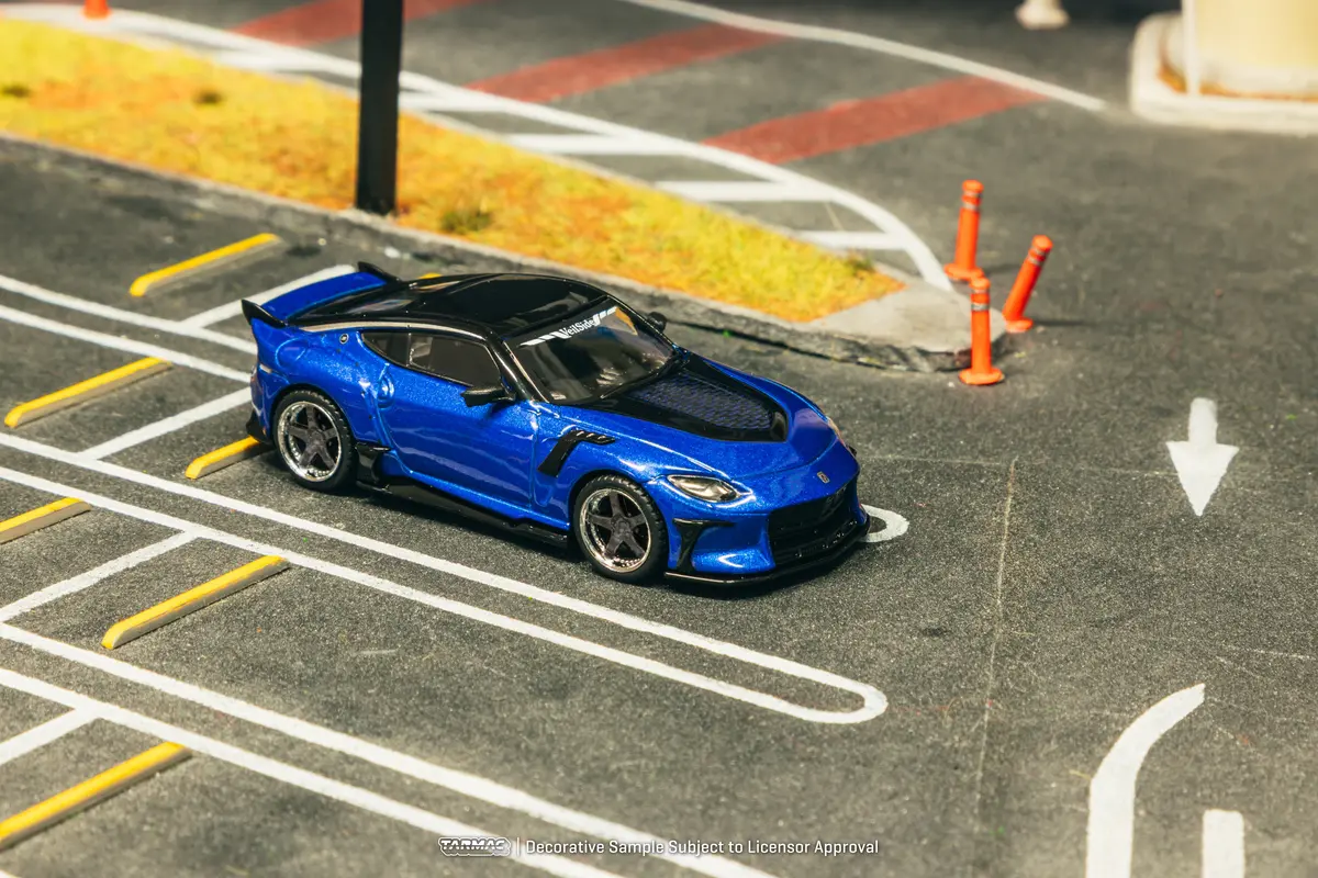 1/64 Nissan Veilside Ffz400 Fairlady Z Blue - Tarmac Works Global64 1
