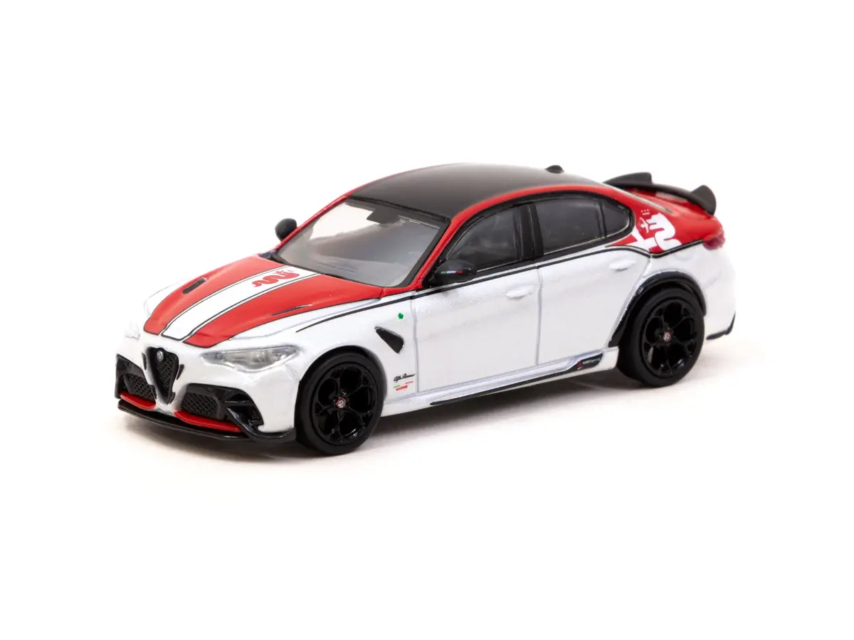 1/64 Alfa Romeo Giulia Gta Red / White - Tarmac Works Global64 1