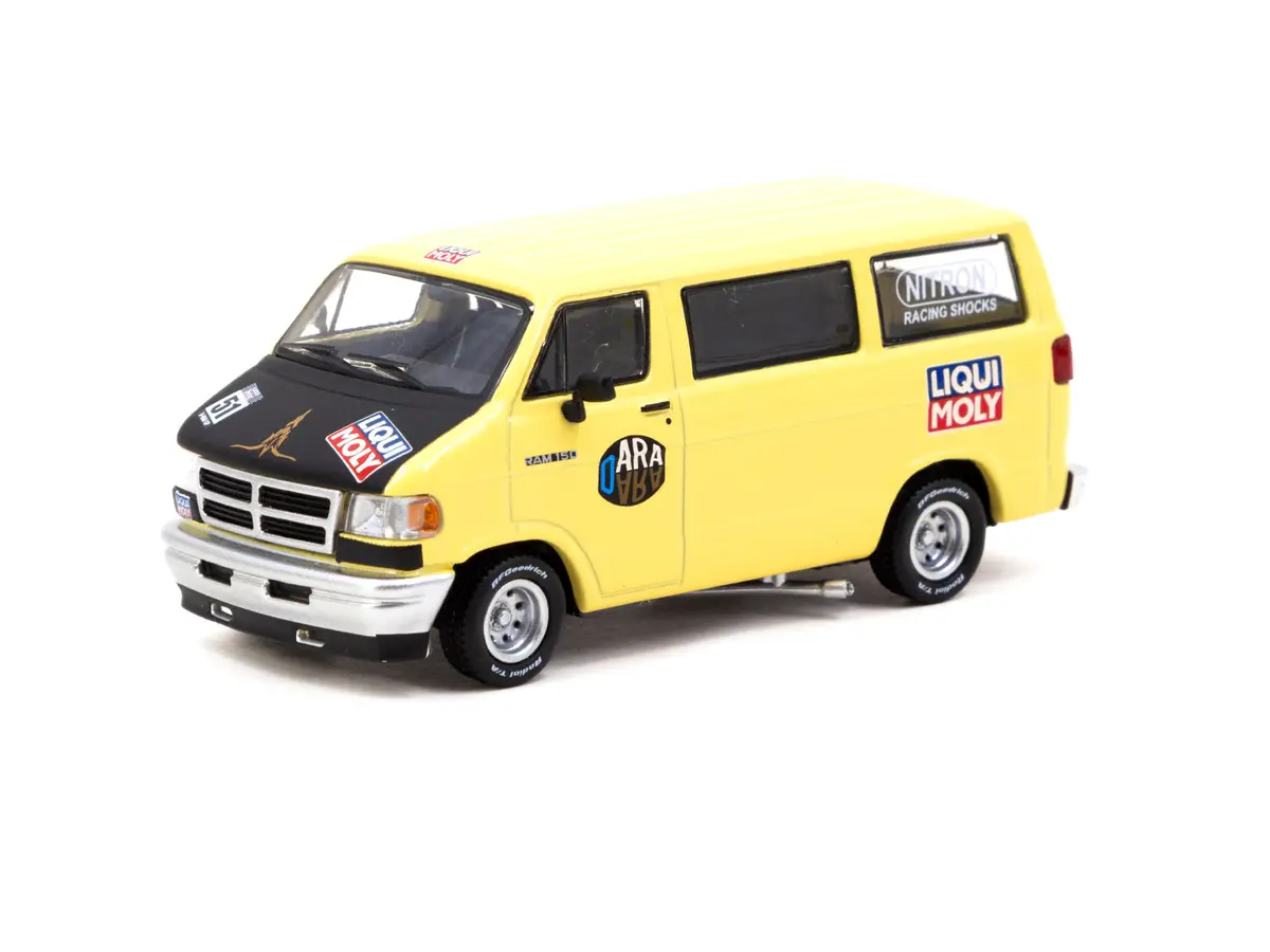 1/64 Dodge Van Yellow - Tarmac Works Global64 2
