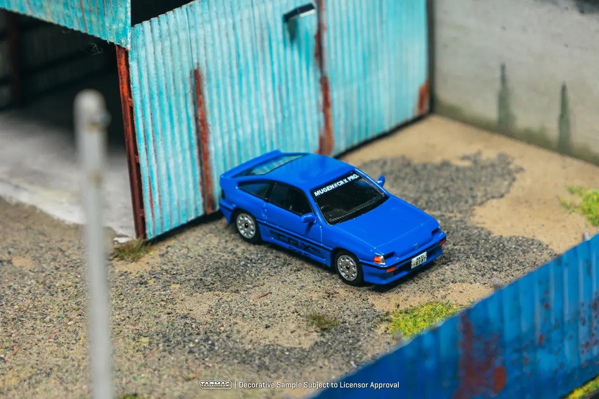 1/64 Honda Ballade Sports Mugen Cr-X Pro Blue - Tarmac Works Global64 1