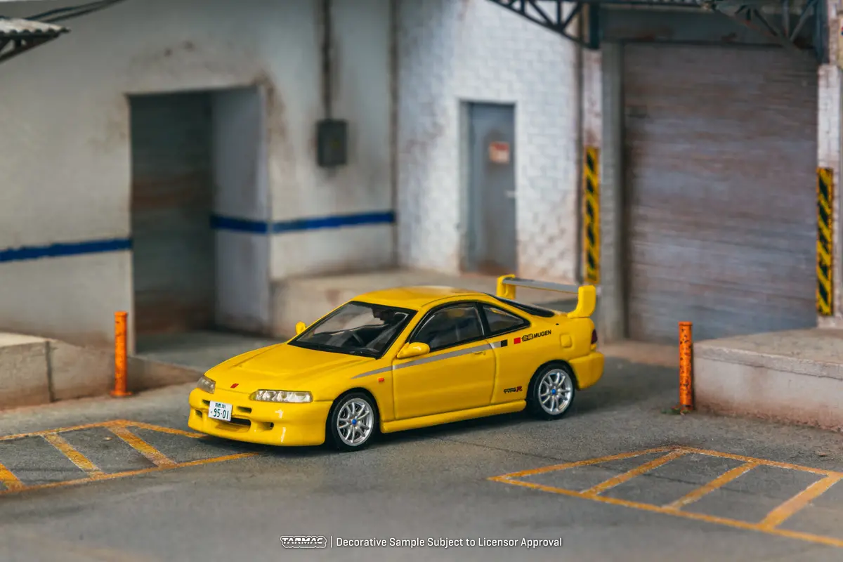 1/64 Honda Integra Type R Dc2 Mugen Sunlight Yellow - Tarmac Works Global64 1