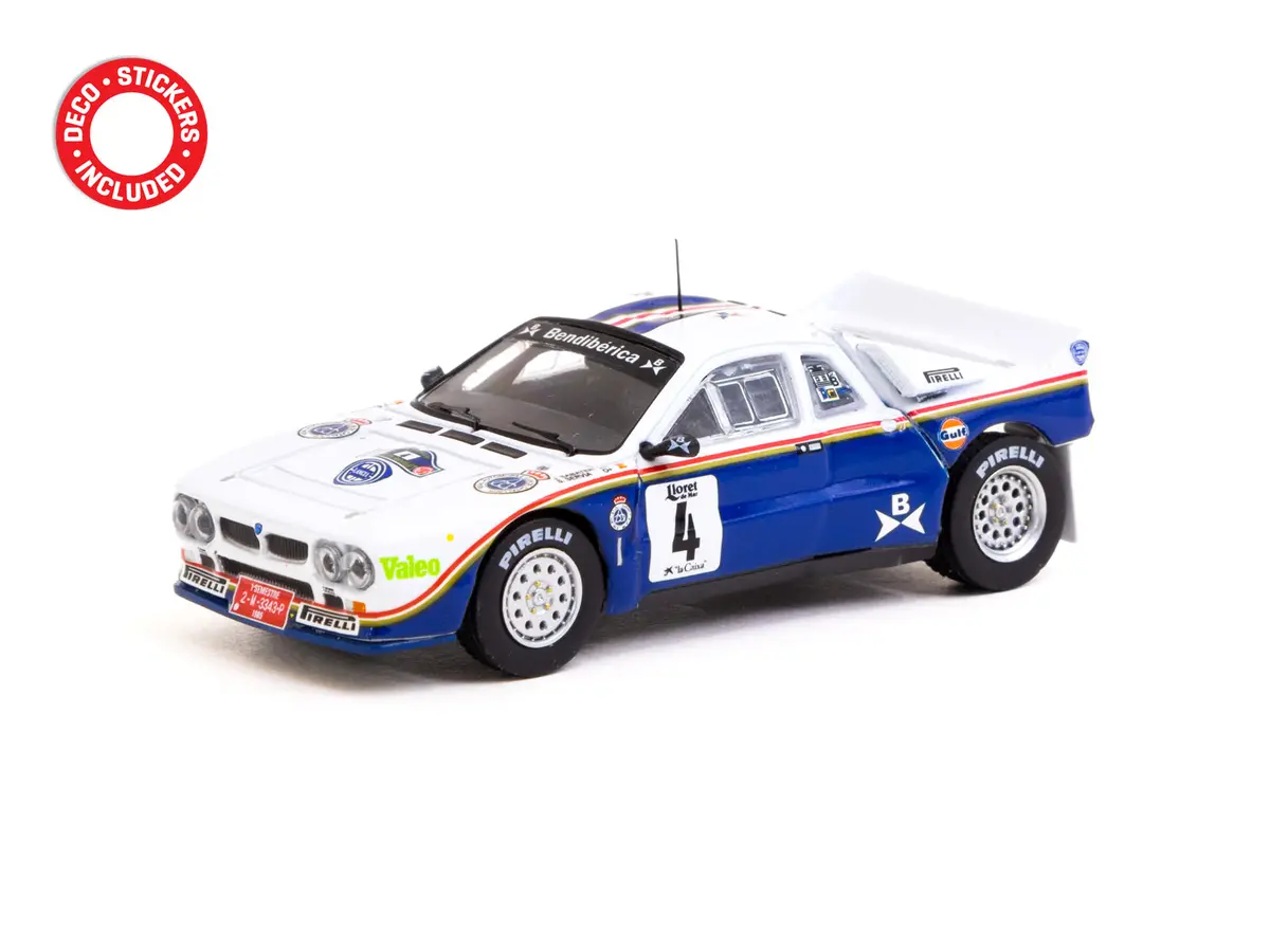 1/64 Lancia 037 Rally Rally Costa Brava 1985 #4 - Tarmac Works Hobby64+ 1