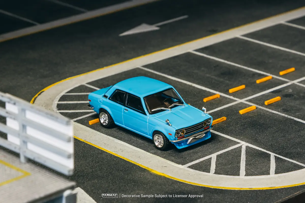 1/64 Datsun 510 Light Blue - Tarmac Works Road64 1
