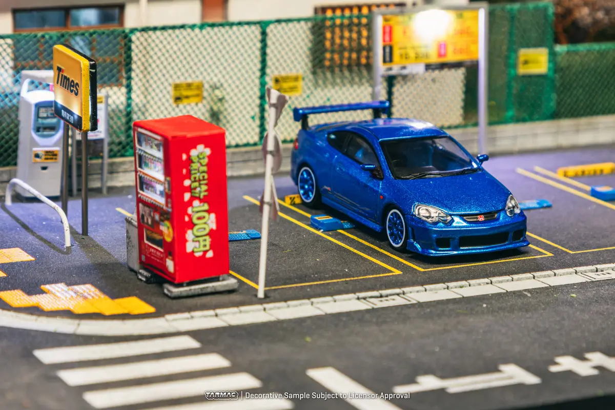 1/64 Honda Integra Type R Dc5 Custom Blue Metallic - Tarmac Works Road64 1