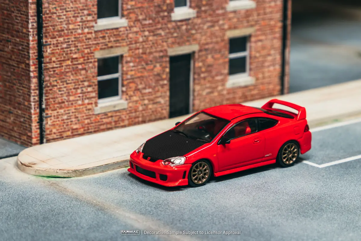 1/64 Honda Integra Type R Dc5 Custom Red - Tarmac Works Road64 1