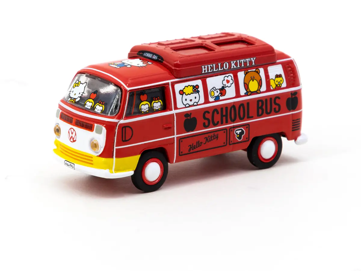 1/64 Volkswagen Type Ii (T2) Bus - Hello Kitty - Tarmac Works X Schuco Collab64 1